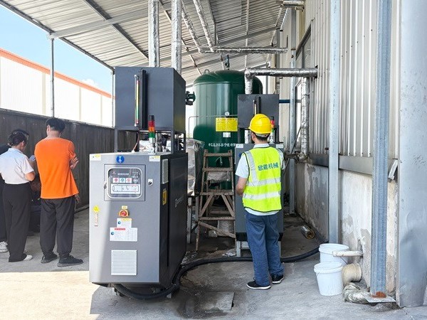 高温模温机在气相二氧化硅生产控温应用案例「欧能机械」